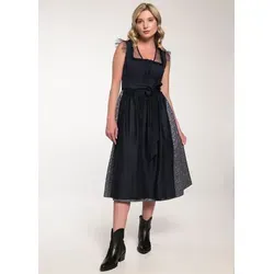 Spieth & Wensky Midi Dirndl Gaute in blau von Spieth & Wensky