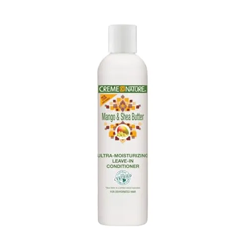 Creme of Nature, CNI, Ultra-Feuchtigkeitsbehandlung als Leave-in mit Mango und Sheabutter, für ausgetrocknetes Haar, intensive Nährung und Weichheit, 250ml
