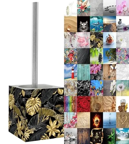 Sanilo WC Bürste Golden Leaves in gold von Sanilo