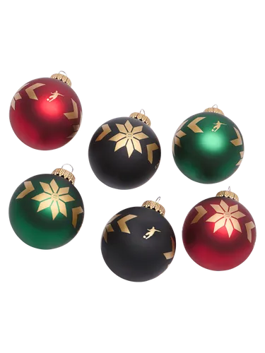 Original FCB FC Bayern München Christbaumkugel 6er Set (Art-Nr. 28400)