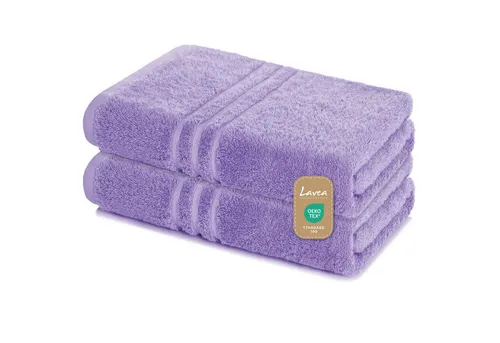 Lavea Handtuch Set Frottierserie Elena, Saunatuch - 100% Baumwolle (Set, 2-St), 500 g/m² Frottier, weich & saugstark, pflegeleicht