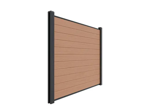 Belladoor WPC Steckzaun Bohlenset Light Coffee, 12 Stück, individuell anpassbar - Gestalten Sie mit dem 12-teiligen Bohlenset aus robustem WPC Ihren individuellen Sichtschutzzaun. Langlebig, pflegeleicht und im eleganten Light Coffee-Ton, ideal für flexible Gestaltung nach Ihren Wünschen.