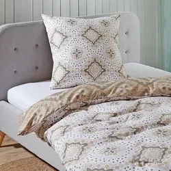 TRAUMSCHLAF Bettwäsche München beige, 3-teilig aus Mikrofaser