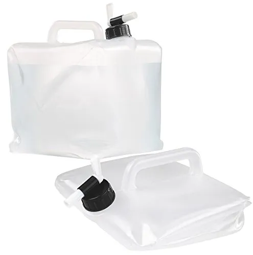 Semptec Urban Survival Technology Faltkanister: Faltbarer Wasserkanister mit Zapfhahn, 10 Liter, ideal für Trinkwasser (Faltbarer Kanister, Kanister für Trinkwasser, Trinkflasche)