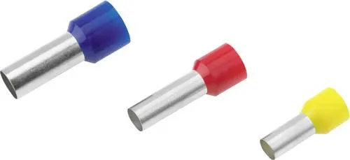 Cimco 187024 Aderendhülse 10mm² Teilisoliert Rot 100St.