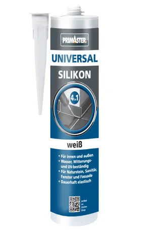 Primaster Universal Silikon 4 in1 weiß 300 ml