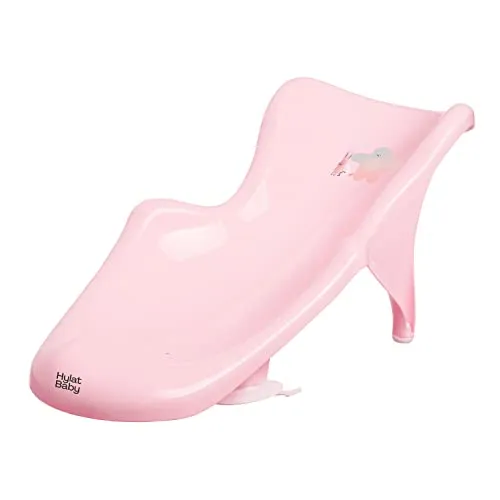 Hylat Baby Badewanneneinsatz Baby - wertvolle Badehilfe für Säuglinge und Babys von Geburt bis ca. 6 Monate, Farbe:rosa, Motiv:Friends, Marke:Hylat Baby
