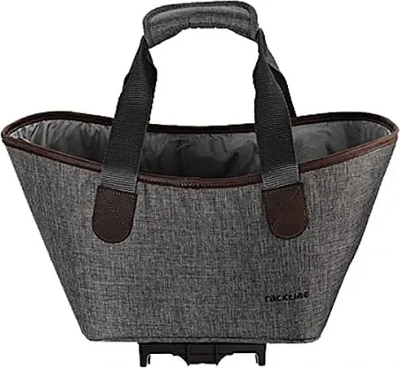 Racktime Agnetha 2.0 Tasche – Unisex, Grau, One Size - Fahrradtasche mit vorinstalliertem Snapit-Adapter, ideal für sicheres Transportieren und stilvolles Radfahren.