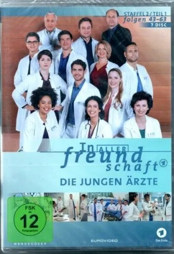 In aller Freundschaft - Die jungen Ärzte - Staffel 2.1 (Folgen 43-63) - 7 DVD -