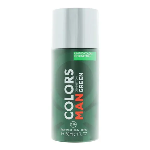 Benetton Colors De Benetton Green Deodorant Spray 150ml For Men