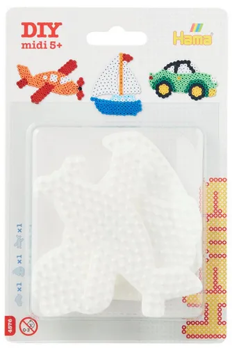 Dan Import Bügelperlen Hama Stiftplatten Segelboot/Auto/Flugzeug