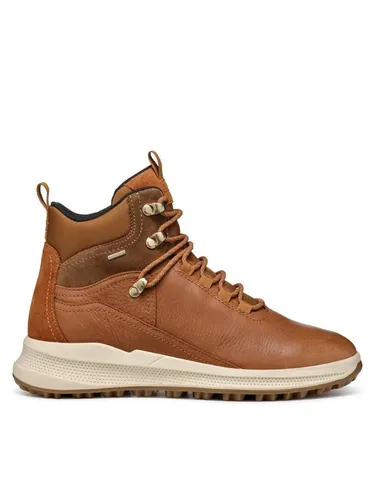 Geox Damen D PG1X B ABX B Ankle Boot - Cognac, 37 EU - Wanderschuhe mit atmungsaktiver Technologie und hervorragender Dämpfung, ideal für lange Wanderungen und bequemes Tragen.