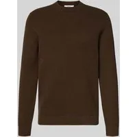 SELECTED HOMME Regular Fit Pullover aus reiner Baumwolle Modell 'DANE' in Schoko, Größe XL