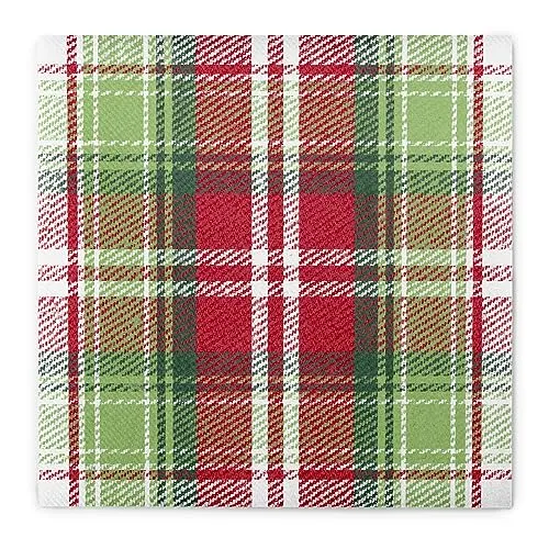 Sovie HOME Serviette Lindi aus Linclass® Airlaid, Weihnachtsserviette stoffähnlich, Einweg Serviette ideal für Weihnachtsfeiern & Adventzeit, 40 x 40 cm, 12 Stück