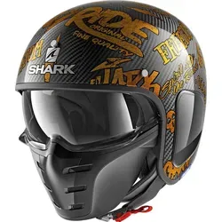 Shark-S-Drak Freestyle Cup Jethelm, orange, Größe XS