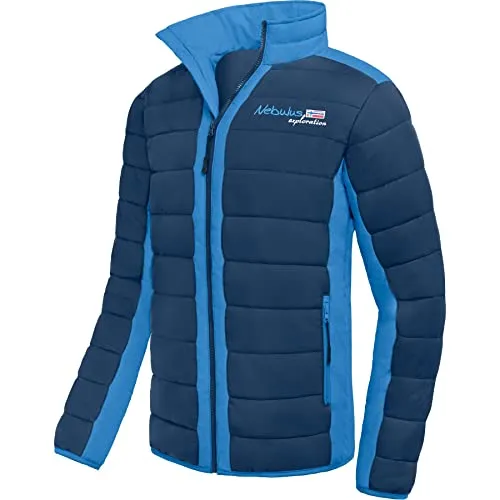 Nebulus Herren Jacke FIGHT, warme Outdoorjacke, praktische & vielseitige Übergangs- & Winterjacke, navy-kobalt - XL