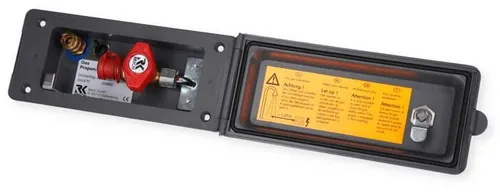 RK Reich Versorgungsklappe Gas/Wasser mit Schloss, anthrazit