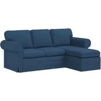 vidaXL modernes Sofa 160cm in Blau von vidaXL