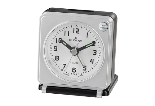 Dugena Quarz-Reisewecker 4460950 in silber von Dugena