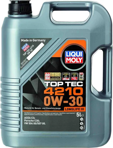 Liqui Moly Motoröl Top Tec 4210 0W-30 21605 in weiß von LIQUI MOLY
