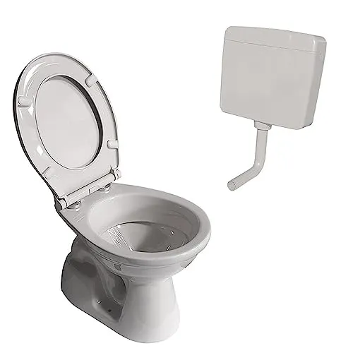 Belvit Stand WC Grau mit Softclose-Deckel von Belvit