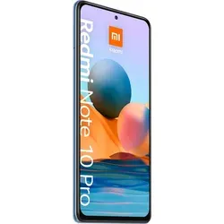XIAOMI Mi Redmi Note 10 Pro 4G - 64GB, 6GB RAM - Glacier Blue - Handys ohne Vertrag mit beeindruckendem 6,67 Zoll AMOLED-Display und 108 MP Quad-Kamera für atemberaubende Fotos. Der 5020 mAh Akku sorgt für langanhaltende Nutzung.