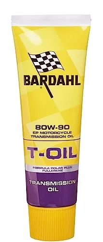Bardahl Getriebeöl T-Oil, für Motorräder, Motorroller, 80 W90, Anti-Verschleiß, Anti-Schaum, optimale Schmierung und Schutz der Zahnräder, 250 ml