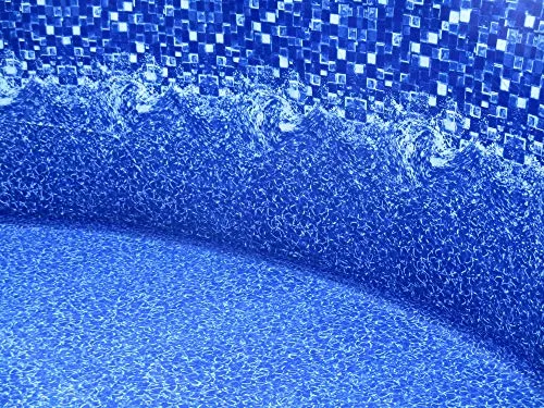 SPIRATO Pool Innenfolie Glimmerglass für Stahlwandpools - Ersatzfolie für Stahlwandpools Ø 427 x 120 cm in Glimmerglass-Design, winterfest und besonders robust mit 0,50 mm Stärke - ideal für langlebigen Einsatz im Schwimmbecken.