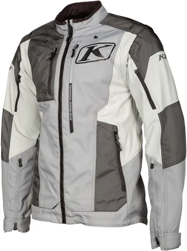Klim Dakar Motorrad Textiljacke, grau, Größe L für Männer von Klim
