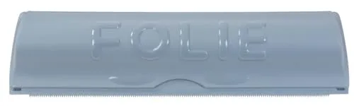 Folienabroller Rollenhalter Folienschneider Folienhalter Frischhaltefolie Folie, Farbe: grau
