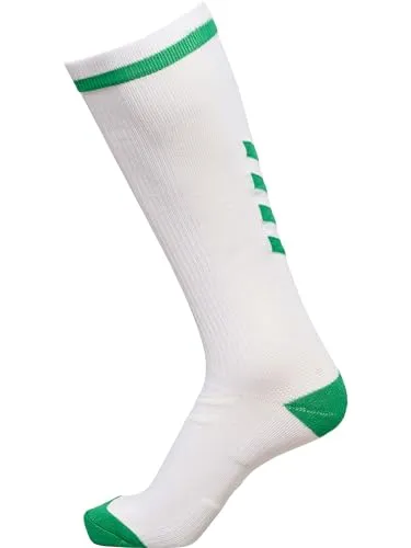 hummel Elite High Socken weissrot, 39-42 Ohne Geschlecht in weiß von hummel