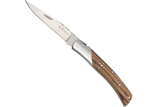 Haller Taschenmesser Bon Couteau Zebraholz - Taschenmesser mit edler Edelstahlklinge und schlankem Design, ideal für Outdoor-Abenteuer und die Freizeit.