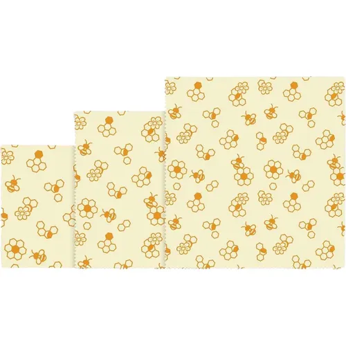 Bienenwachstuch ''Honigwaben'', 3-teilig