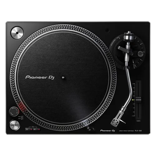 Pioneer DJ PLX-500-K - Plattenspieler mit Direktantrieb, ideal für DJs. Hochwertiger Vinyl-Klang und USB-Ausgang zur Digitalisierung deiner Schallplatten.