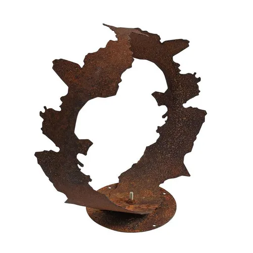 Gartenskulptur Edelrost Gartendeko 38 cm Rost Dekofigur Dekoration Skulptur Deko