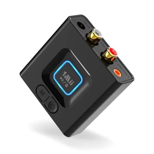 1Mii Bluetooth 5.1 Empfänger für Stereoanlage – HiFi Audio Adapter mit Bass-Boost