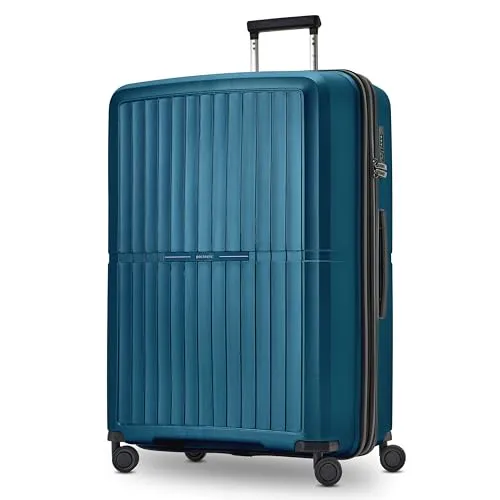 Pactastic Ultraleicht Hartschalen Check-in Koffer | Erweiterbarer XL Trolley 50 x 32 x 76 cm - Koffer: Großer Hartschalen-Trolley mit 101-110 Liter Volumen, nur 4,3 kg leicht und ideal für Familienurlaube bis 21 Tage. Mit Dehnfalte für zusätzlichen Stauraum!