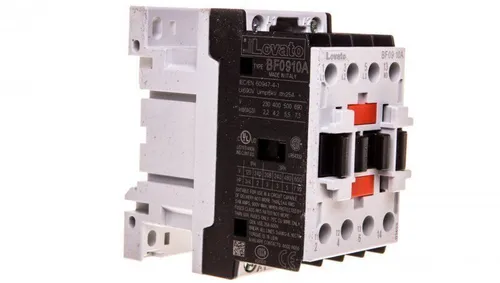 LOVATO BF0910A230 – 3P+1NO Contactor 9A AC3 - Industrielle Stromversorgung mit verbesserter Präzision, ideal für handbetriebene Anwendungen