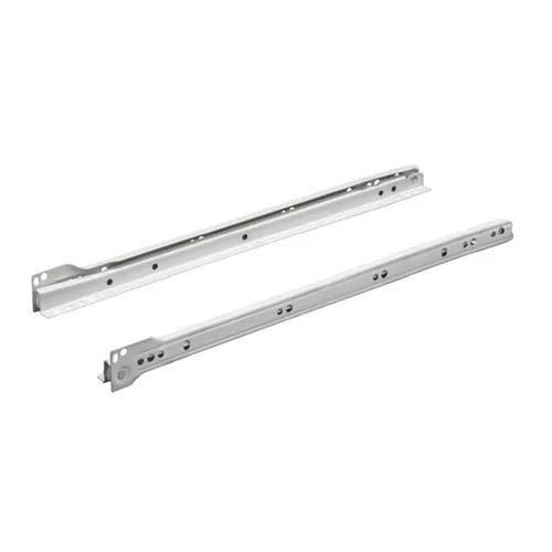 HETTICH Rollschubführung Teilauszug 400mm/15kg weiß Schrank Schublade Regal