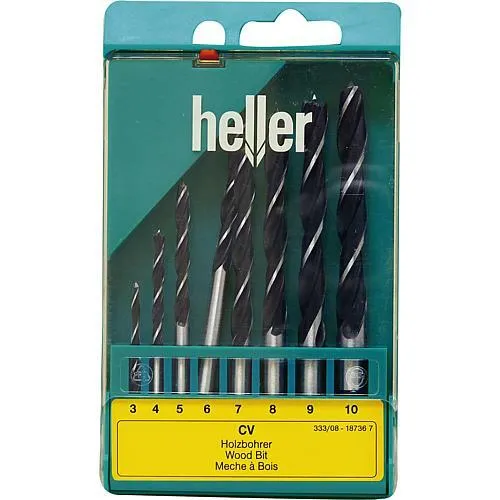Heller CV-Holzbohrer-Satz 8tlg. 3-10,0mm