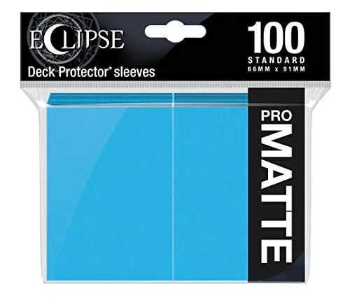Ultra Pro E-15615 Eclipse Standardhüllen, matt, 100 Stück, Himmelblau