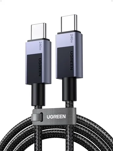 UGREEN Type C 2.0 Male To Type C 2.0 Male Charging&Data Cable(240 W Max) 2 m