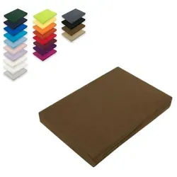 EXKLUSIV HEIMTEXTIL Jersey Spannbettlaken 200 x 220 cm - Spannbetttuch aus 100% Baumwolle, Öko-Tex zertifiziert, ideal für Matratzen bis 35 cm Höhe. Atmungsaktiv und pflegeleicht für höchsten Schlafkomfort.