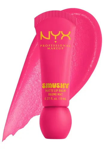 NYX PROFESSIONAL MAKEUP Lippenbalsam SMUSHY MATTE LIP BALM, jeder der Farbtöne hat einen einzigartigen, süßen Duft