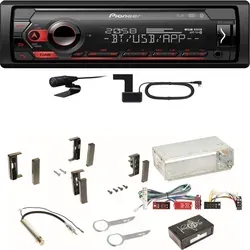 Pioneer MVH-S420DAB Bluetooth USB DAB+ Autoradio MP3 Einbauset für Audi A3 8L