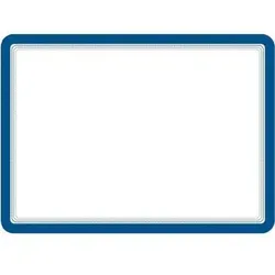 Info-Rahmen A4 blau mit Magnetverschluss in blau von Tarifold