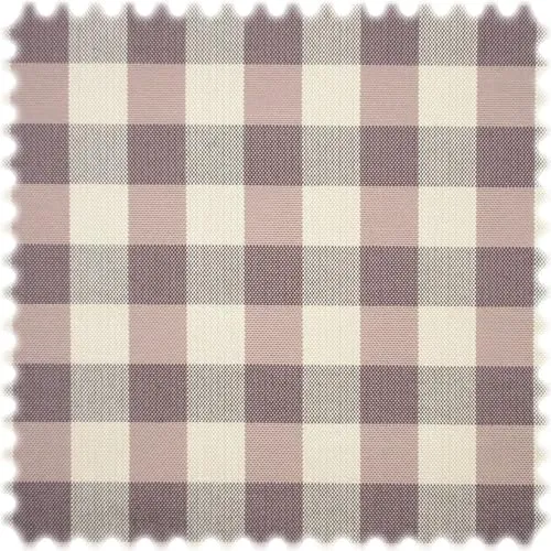 Aktion Trevira CS Karo Möbelstoff Sporty Check Beige/Purpurviolett