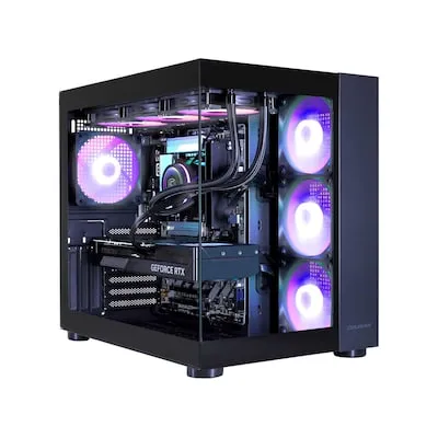 Cougar FV150 BK 7489 Gaming-PC - Intel® CoreTM Ultra 5, RTX 5070, 32 GB RAM - PC-Systeme mit leistungsstarkem Intel® CoreTM Ultra 5 Prozessor und RTX 5070 Grafikkarte, ideal für Gaming und kreative Anwendungen. Wasserkühlung sorgt für optimale Leistung.
