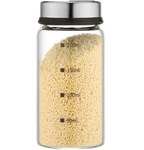 Salz und Pfeffer Streuer, Gewürzgläser mit Drehdeckel für Gewürze oder Kräuter in der Küche oder Grillen im Freien, 200ml