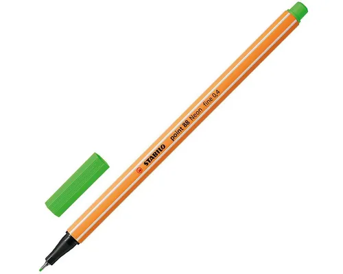 STABILO Fineliner point 88® neon, (1-tlg), in leuchtender Neonfarbe